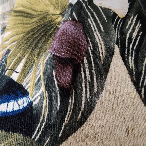 Floral butterfly H&M dress, long sleeve, 100% viscose, - Picture 8 of 10